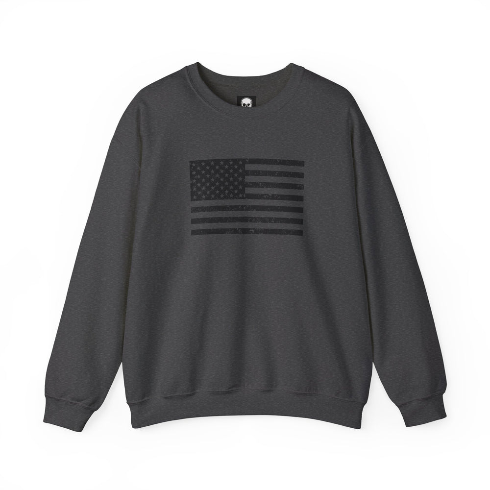 USA GRUNGE FLAG SWEATSHIRT