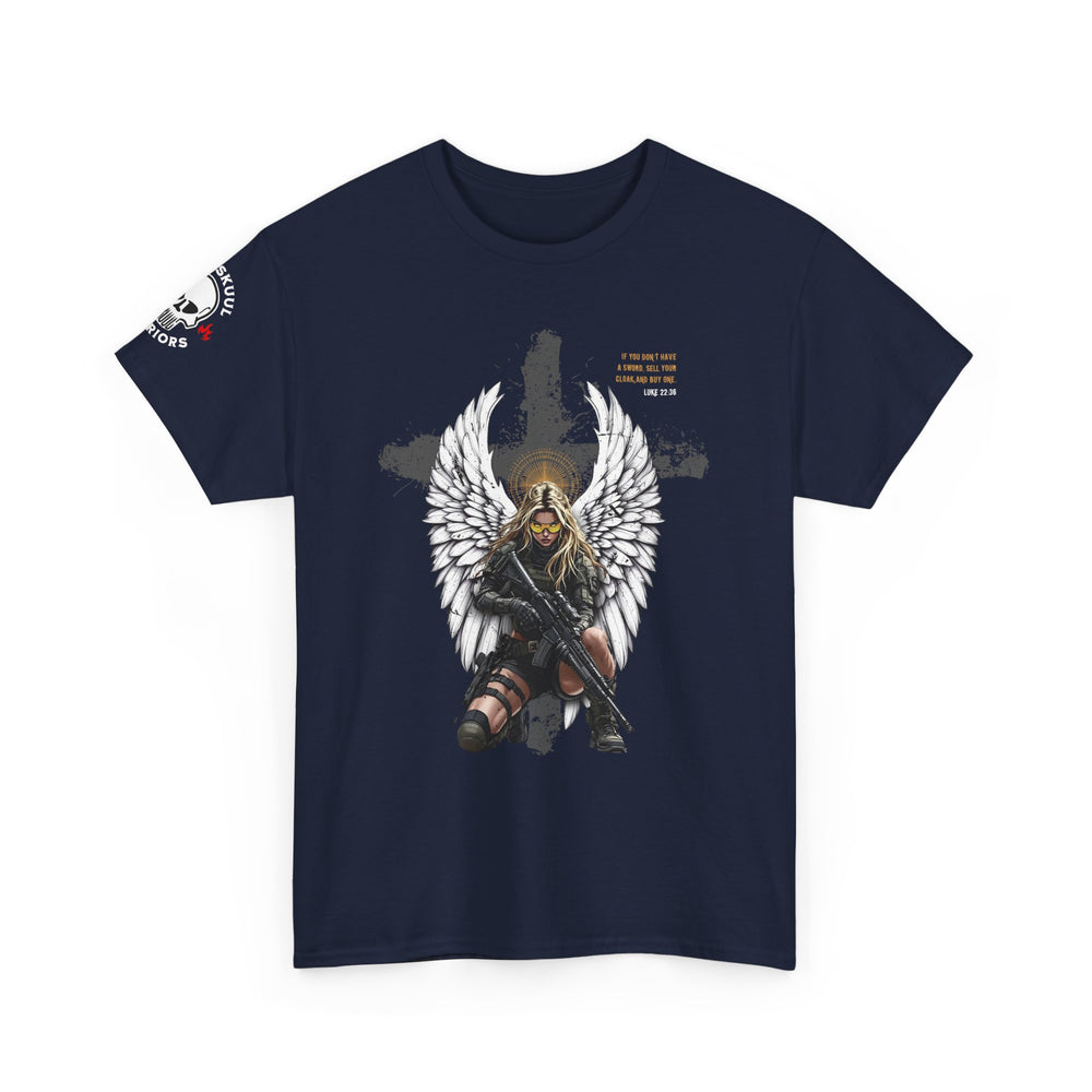 FEMALE ARCHANGEL LUKE 22:36 T SHIRT