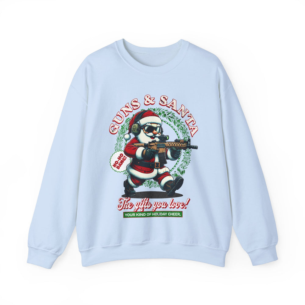 GUNS AND SANTA SWEATSHIRT