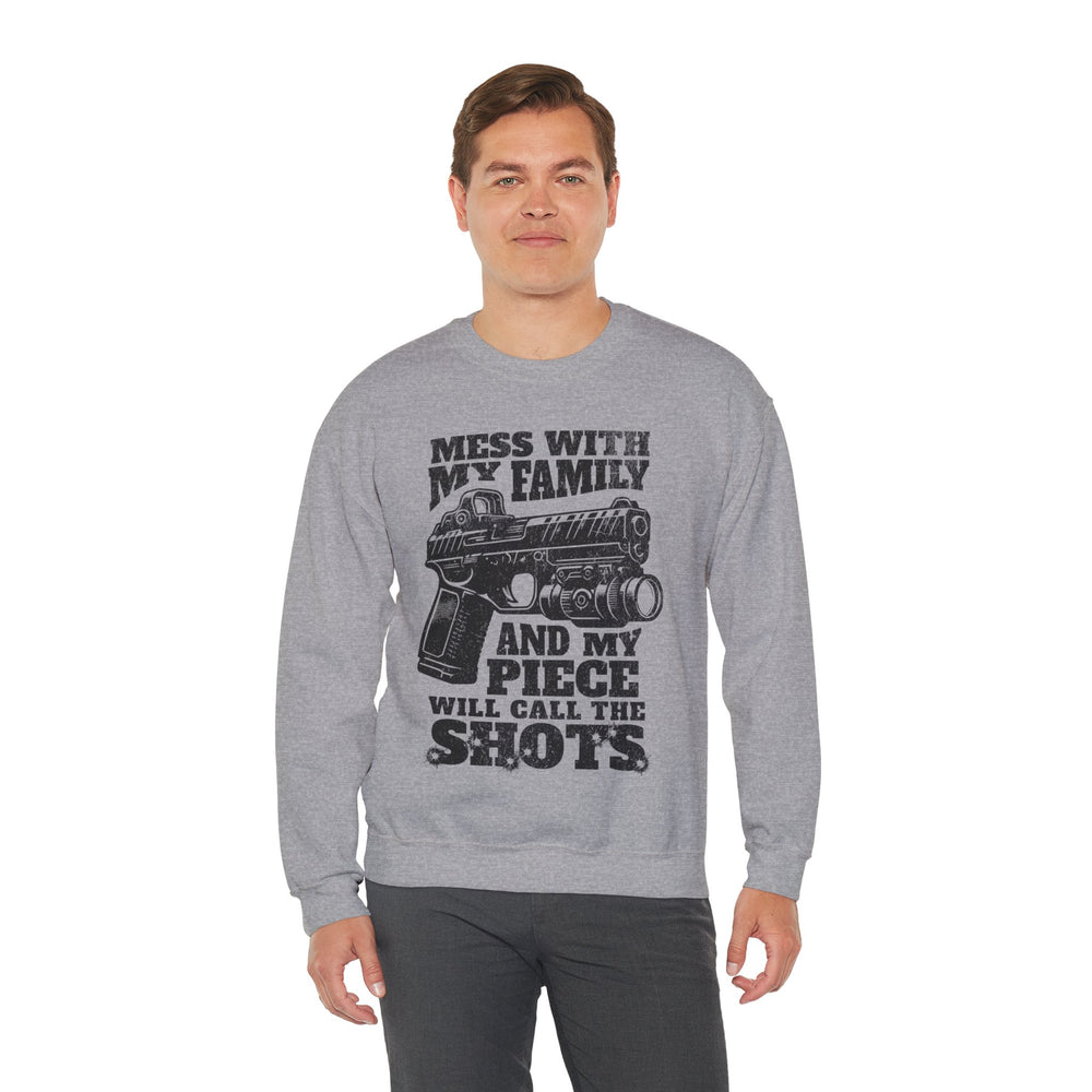 CALLING THE SHOTS SWEATSHIRT