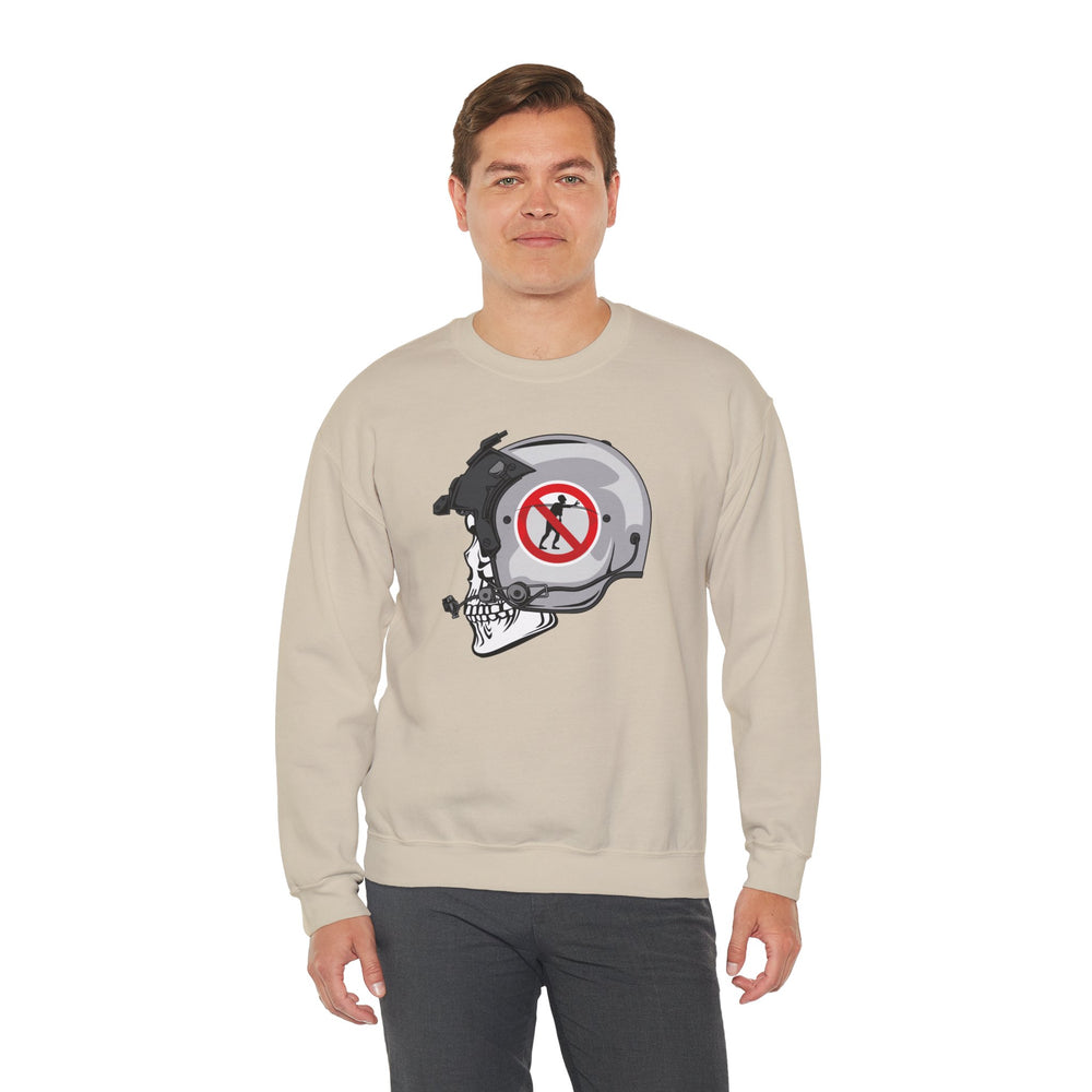 NO ZOMBIE RIDES SWEATSHIRT