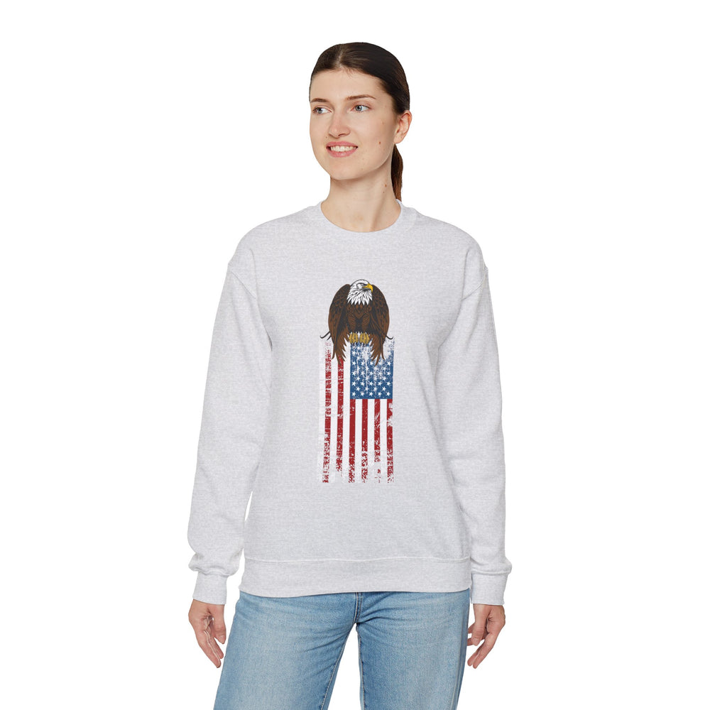 EAGLE USA FLAG SWEATSHIRT