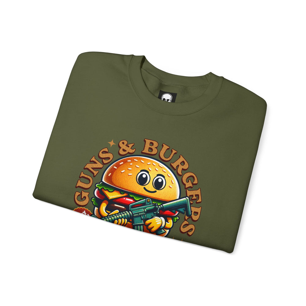 GUNS AND BURGERS VINTAGE SWEATSHIRT