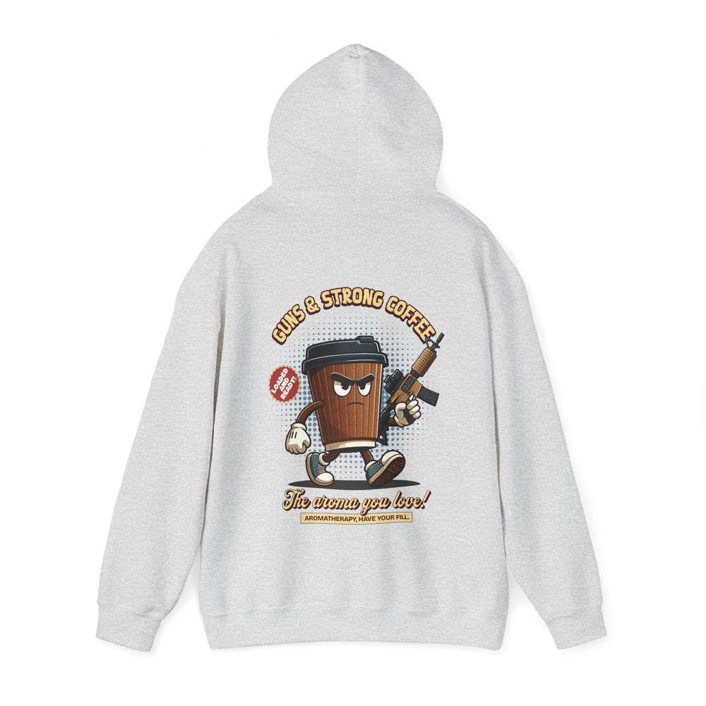 GUNS AND STRONG COFFEE HOODIE