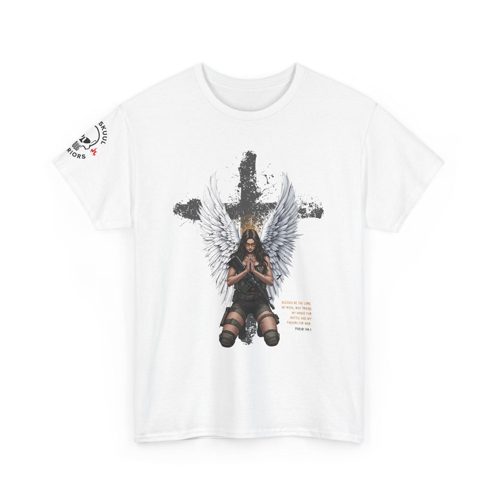 FEMALE ARCHANGEL PSALM 144:1 T SHIRT
