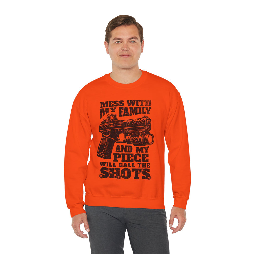 CALLING THE SHOTS SWEATSHIRT