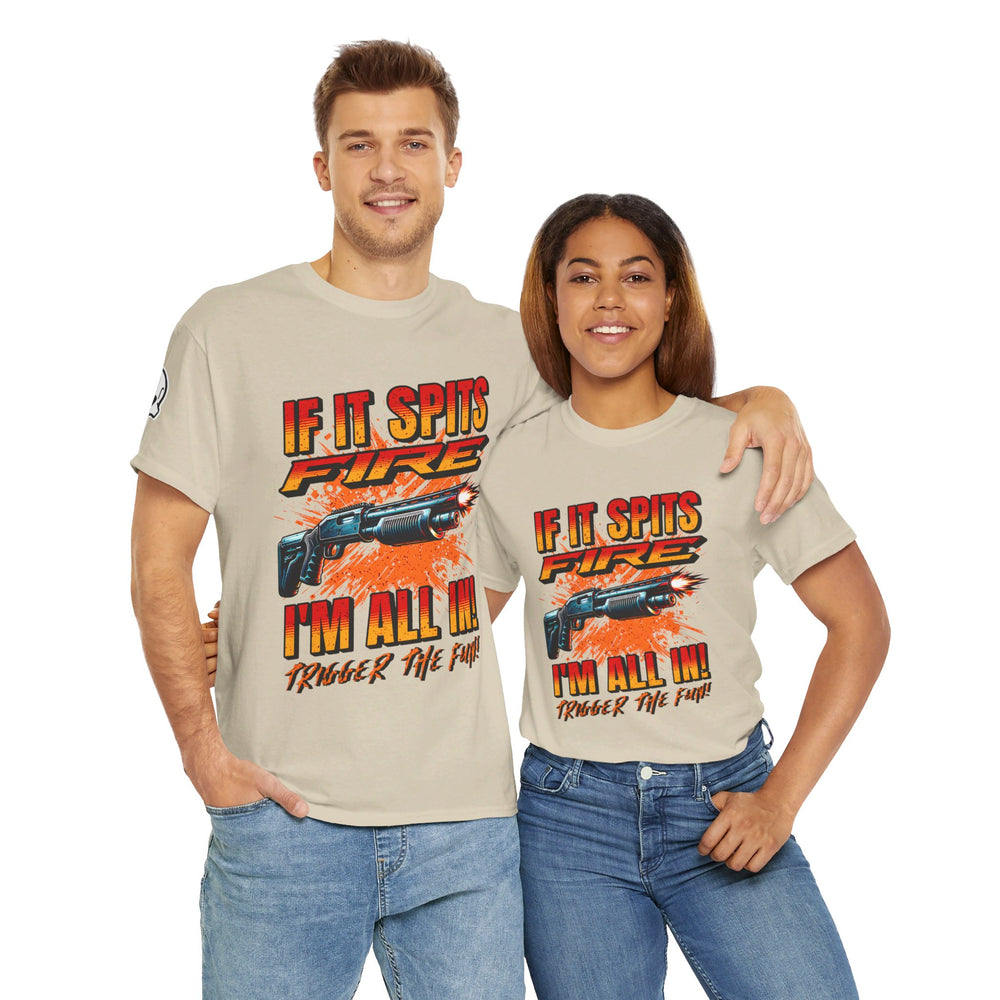 SHOTGUN SPITTING FIRE T SHIRT