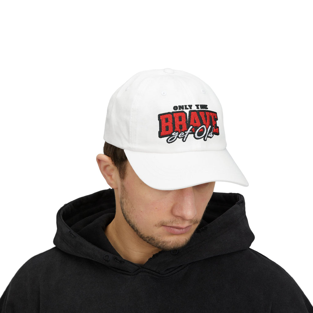 ONLY THE BRAVE GROW OLD DAD CAP