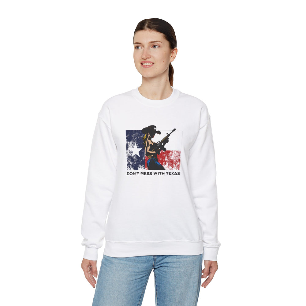 DON'T MESS WITH TEXAS COWGIRL SWEATSHIRT