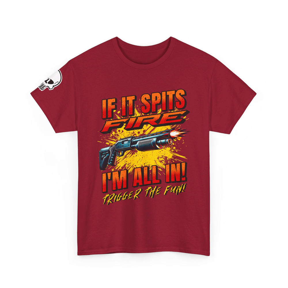 SHOTGUN SPITTING FIRE T SHIRT