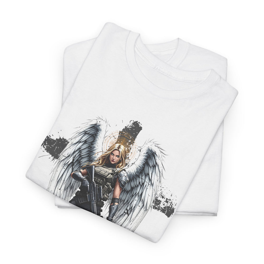 FEMALE ARCHANGEL PSALM 23:4 T SHIRT
