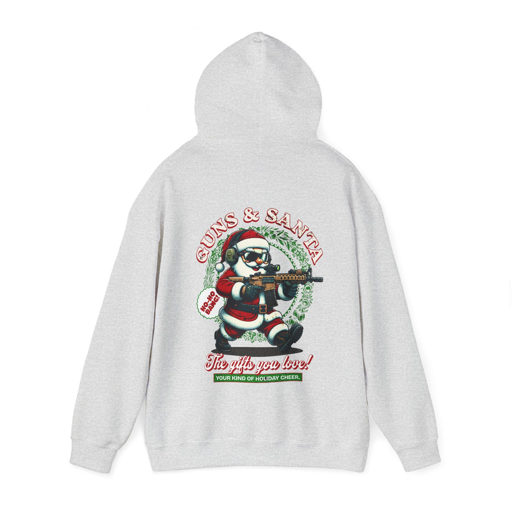 GUNS AND SANTA HOODIE