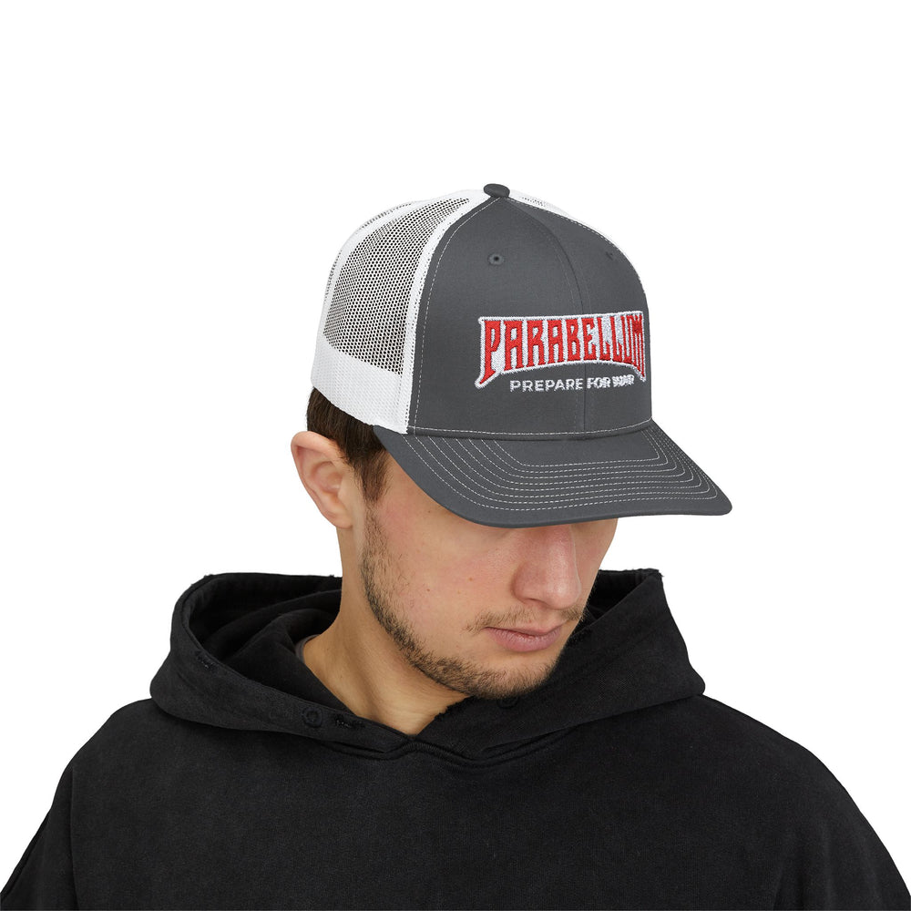 PARABELLUM PREPARE FOR WAR TRUCKER HAT