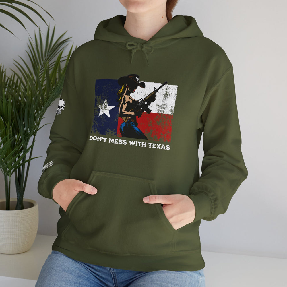 DON'T MESS WITH TEXAS COWGIRL HOODIE