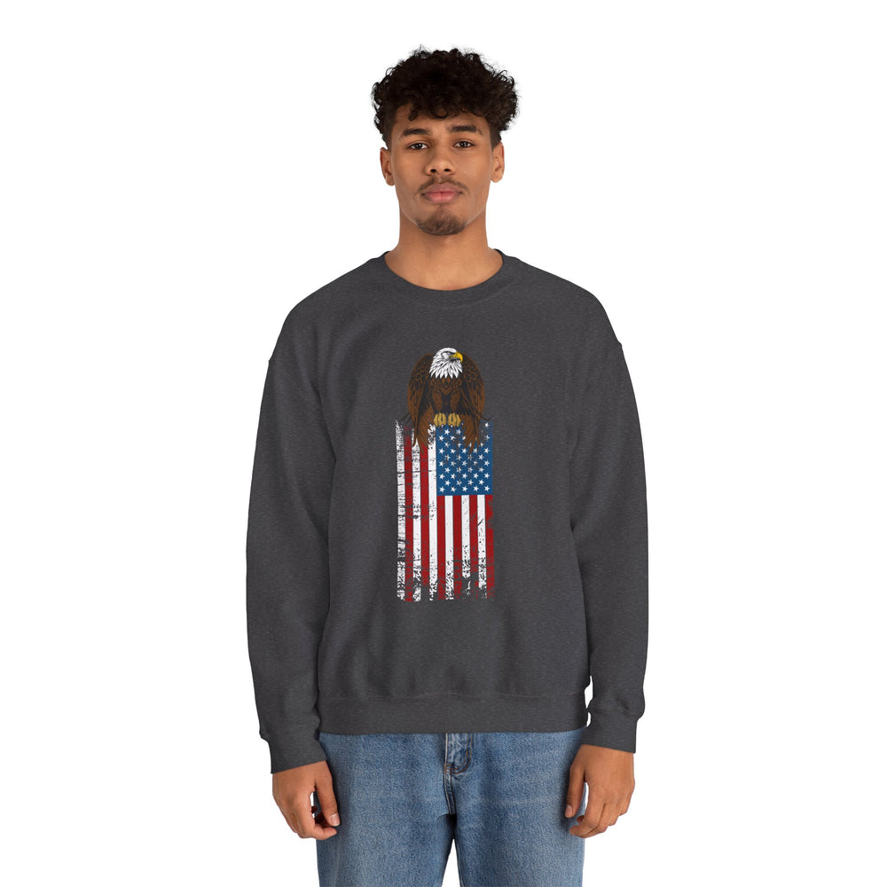 EAGLE USA FLAG SWEATSHIRT