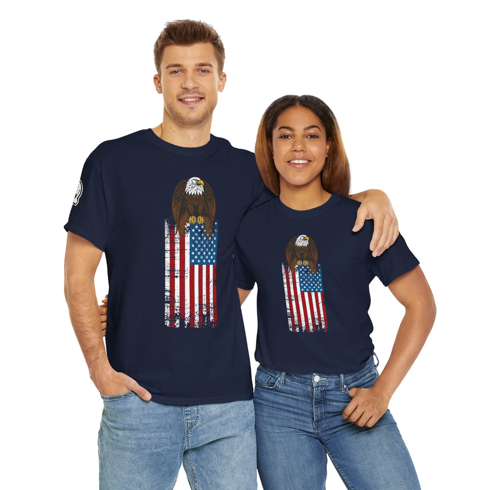 EAGLE USA FLAG T SHIRT