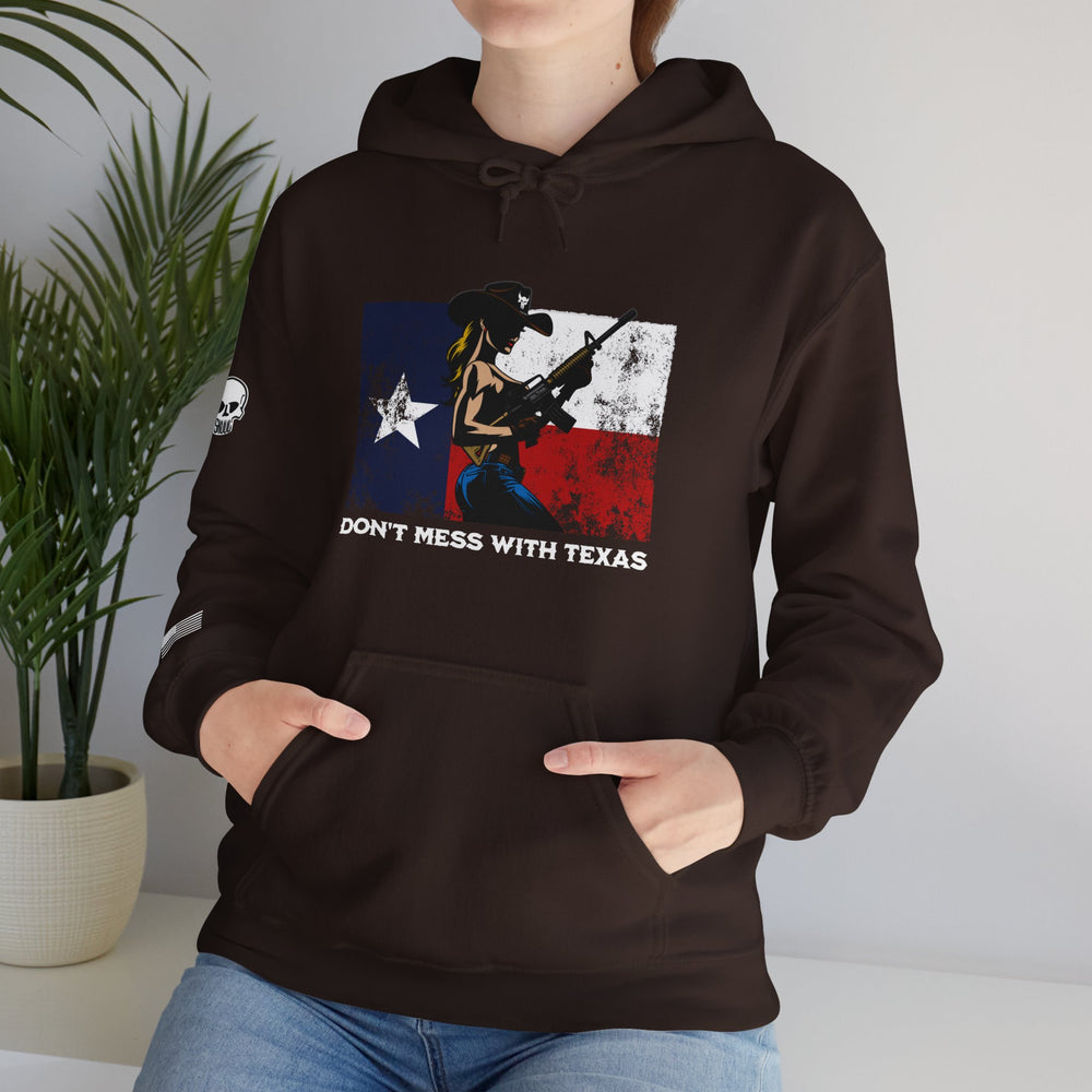 DON'T MESS WITH TEXAS COWGIRL HOODIE