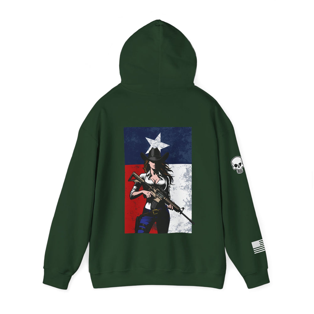 TEXAS COWGIRL DEFENDER HOODIE