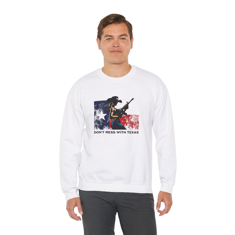 DON'T MESS WITH TEXAS COWGIRL SWEATSHIRT