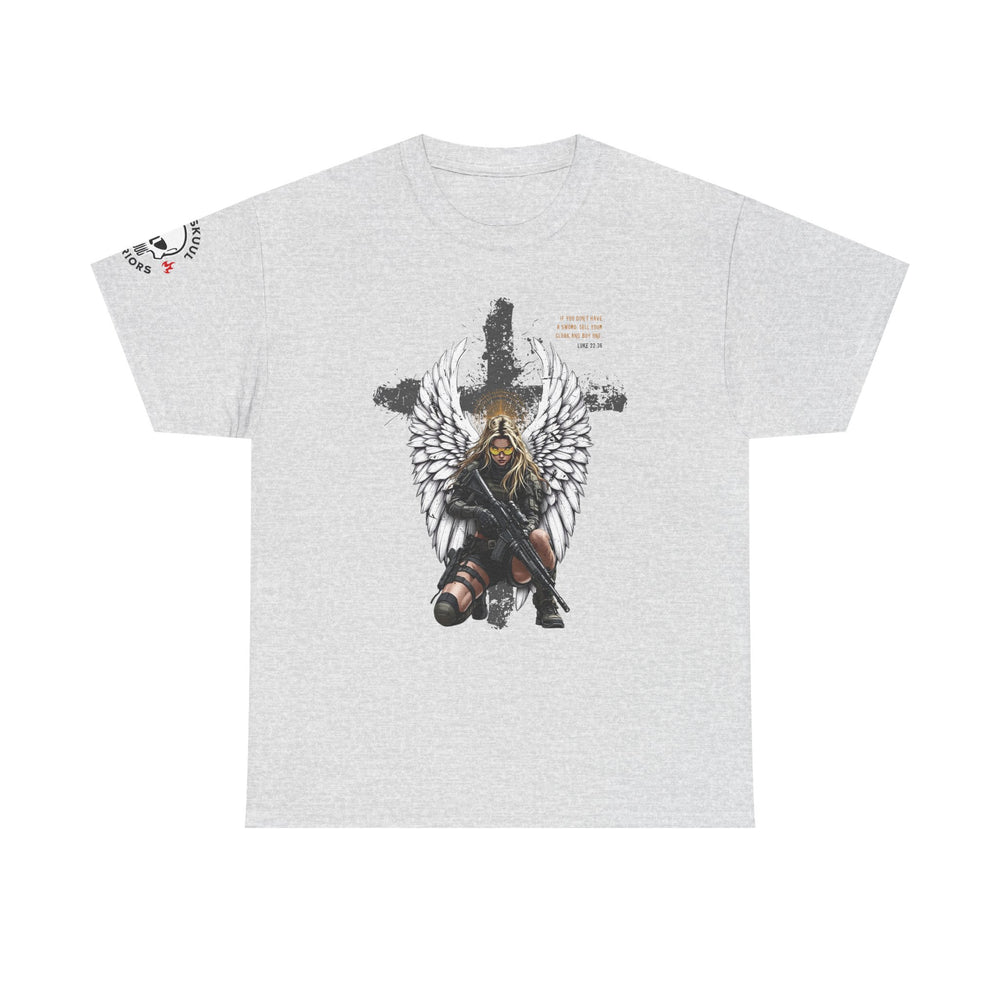 FEMALE ARCHANGEL LUKE 22:36 T SHIRT