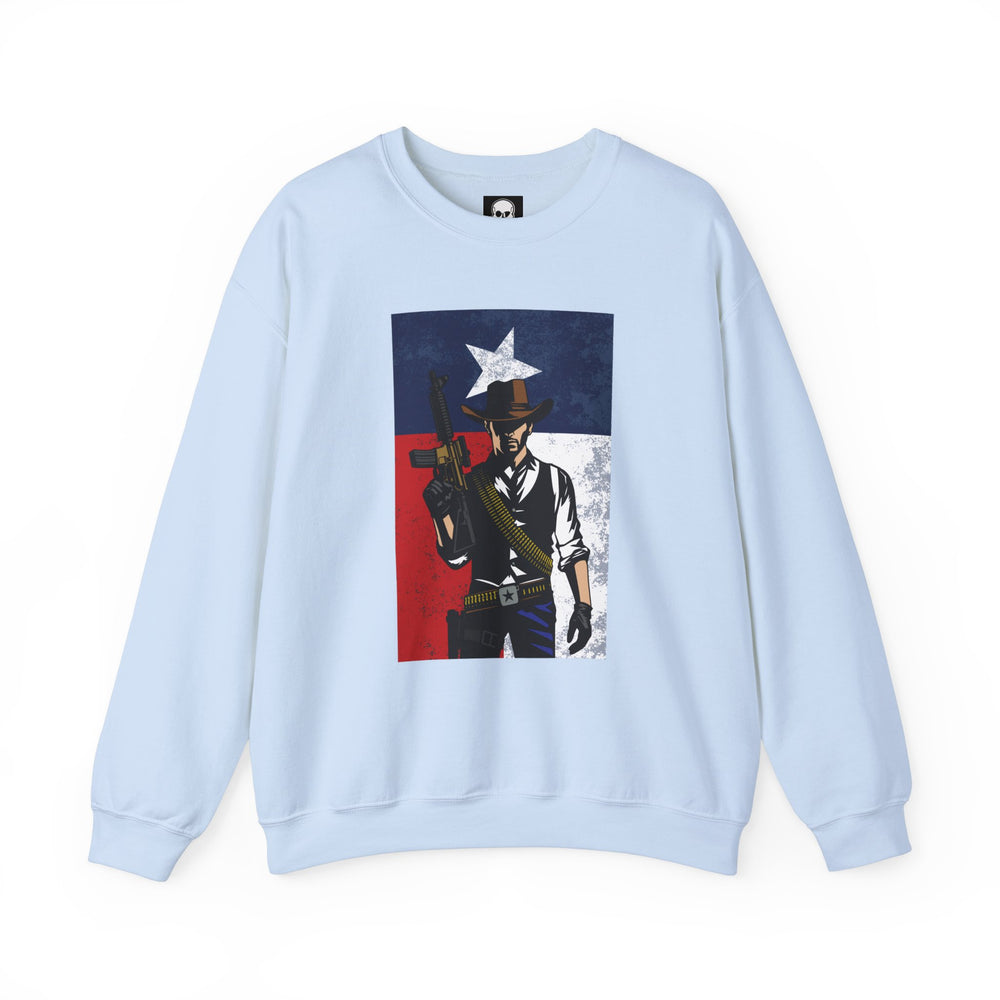 COWBOY TEXAS FLAG SWEATSHIRT