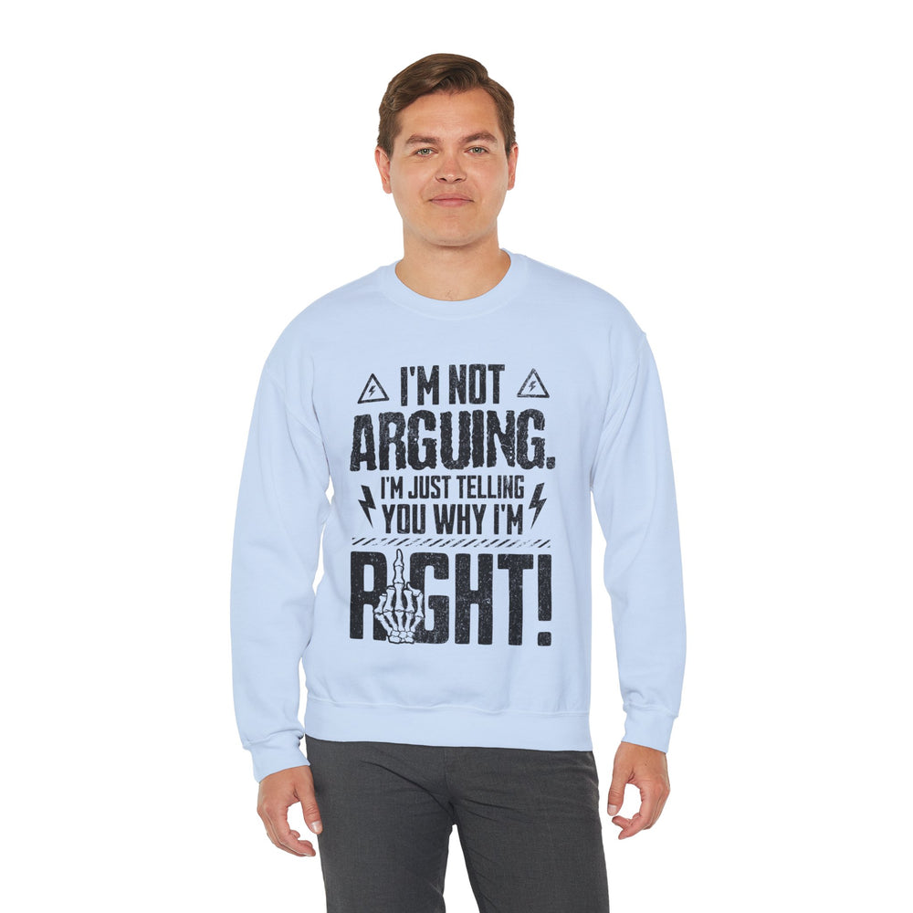 RIGHT BY DEFAULT SWEATSHIRT