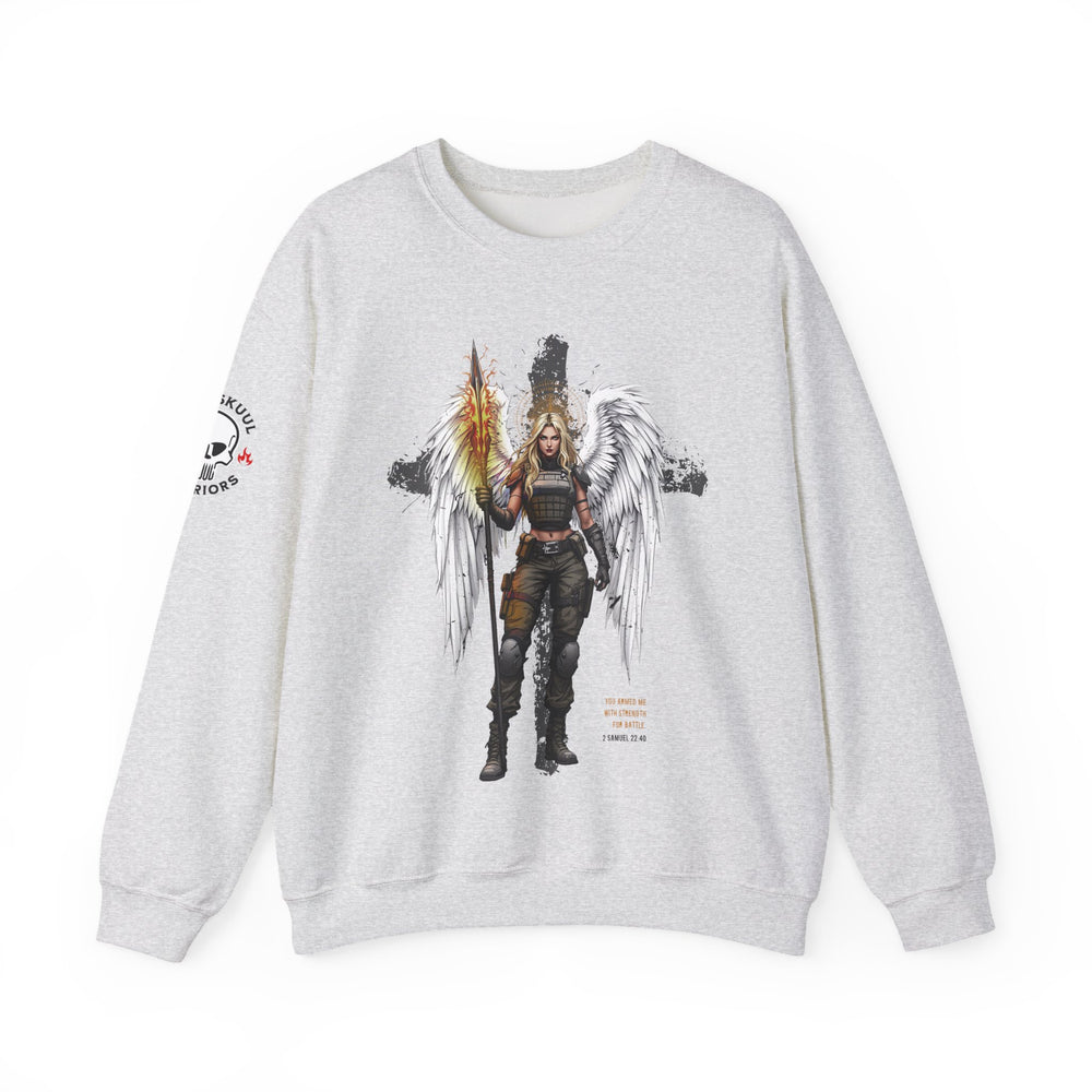 FEMALE ARCHANGEL 2 SAMUEL 22:40 SWEATSHIRT