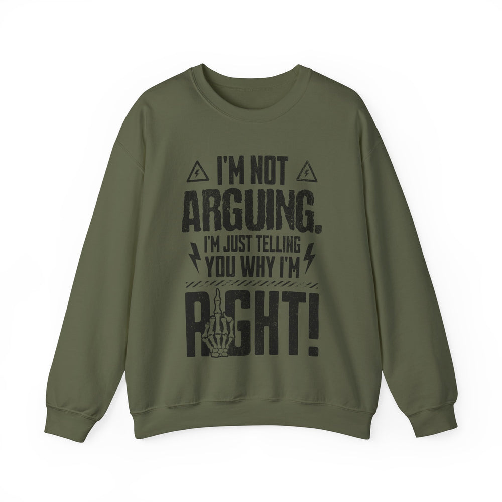 RIGHT BY DEFAULT SWEATSHIRT