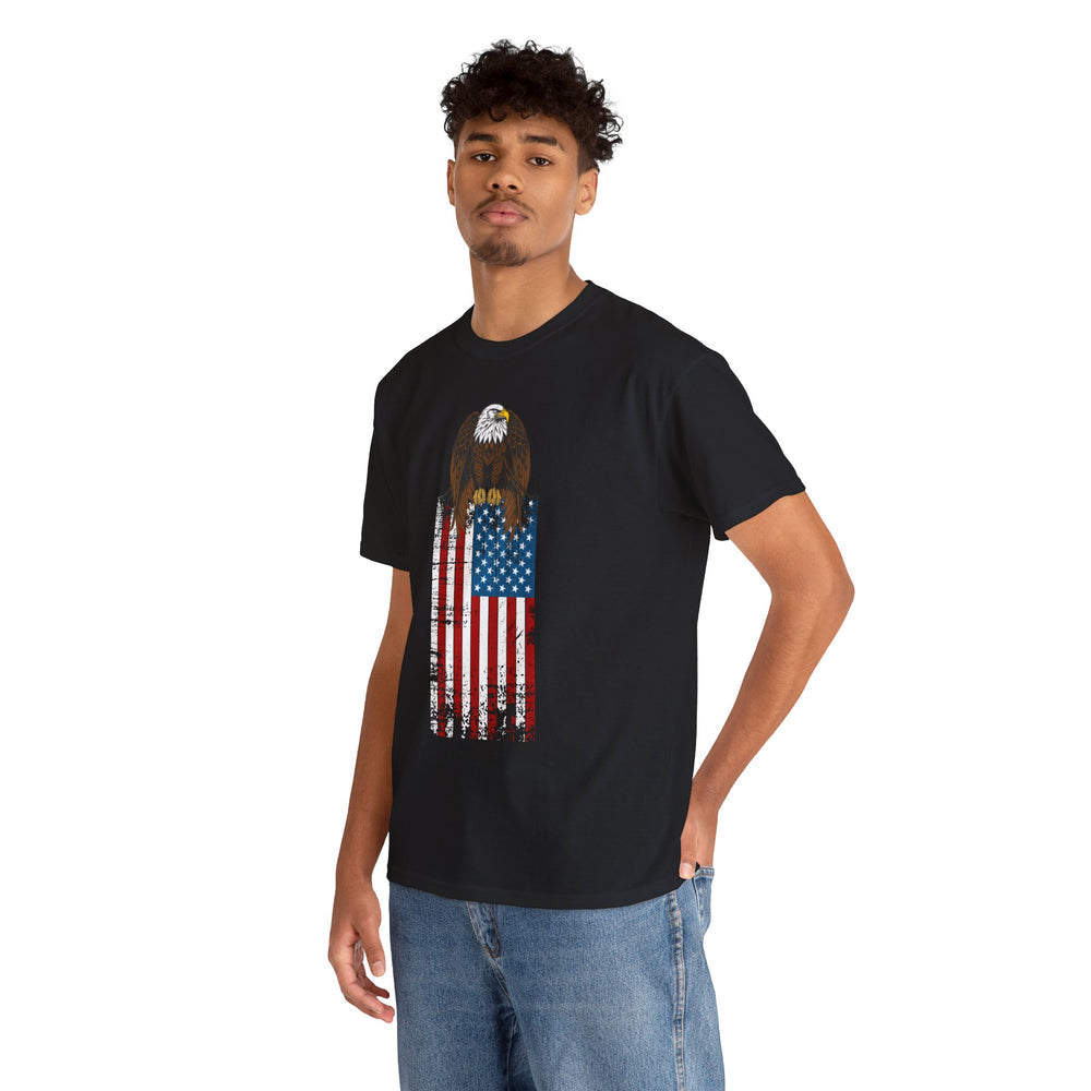 EAGLE USA FLAG T SHIRT