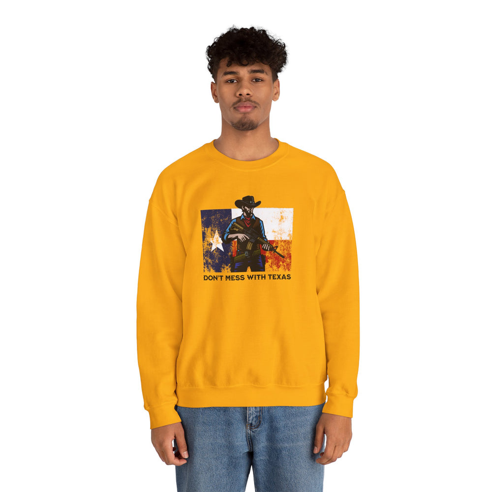 DON'T MESS WITH TEXAS COWBOY SWEATSHIRT