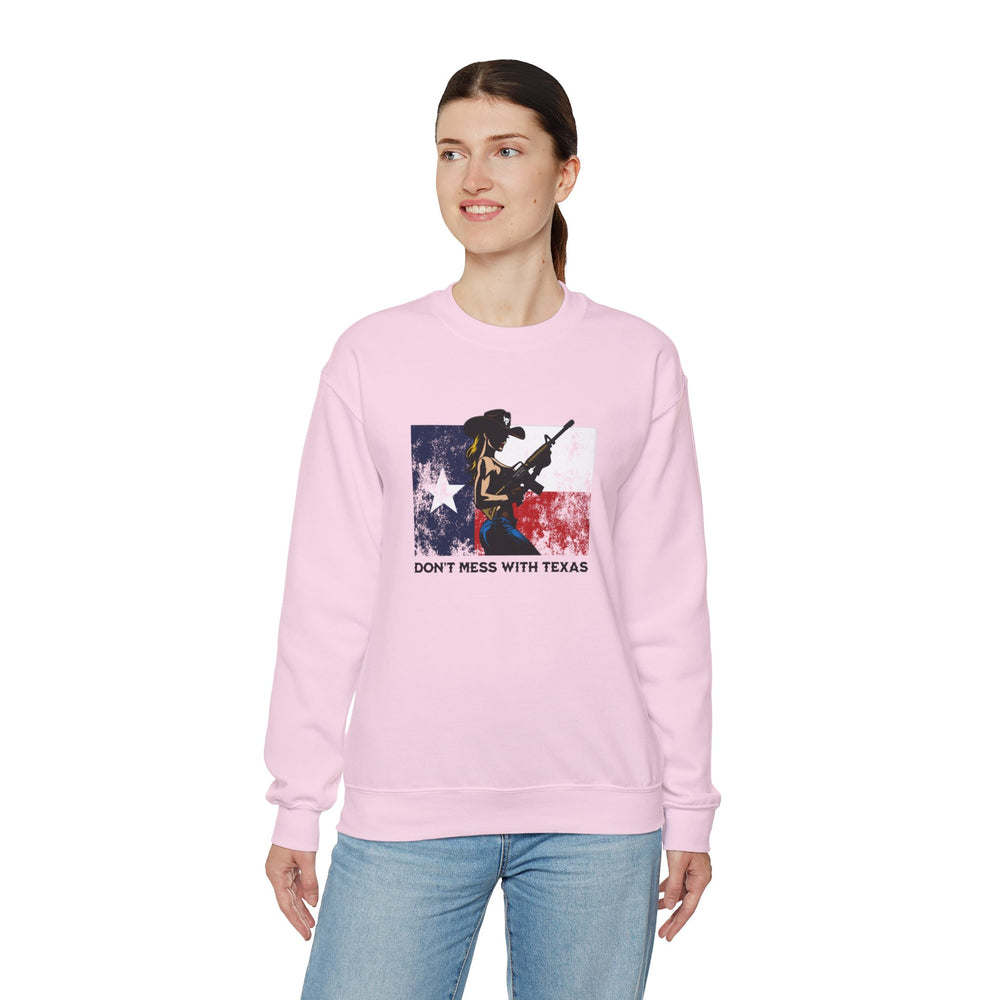 DON'T MESS WITH TEXAS COWGIRL SWEATSHIRT