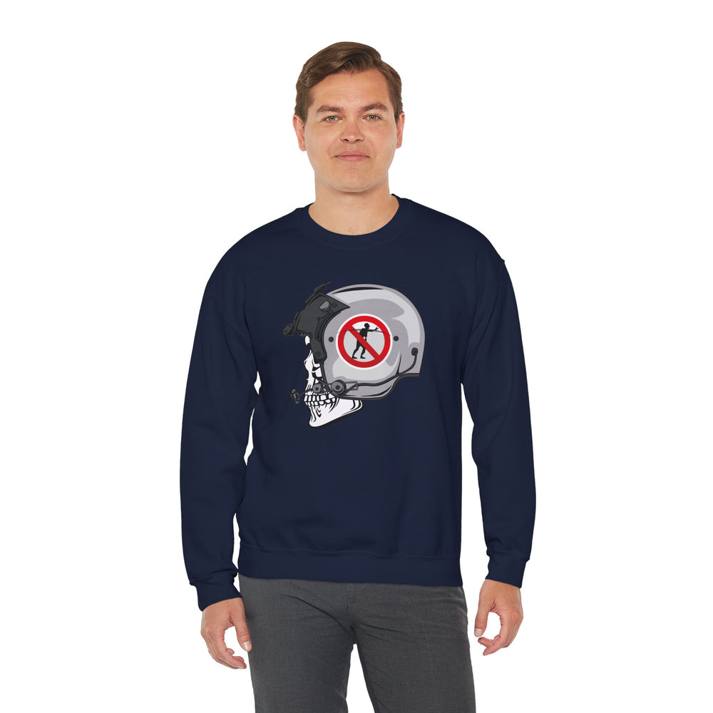 NO ZOMBIE RIDES SWEATSHIRT