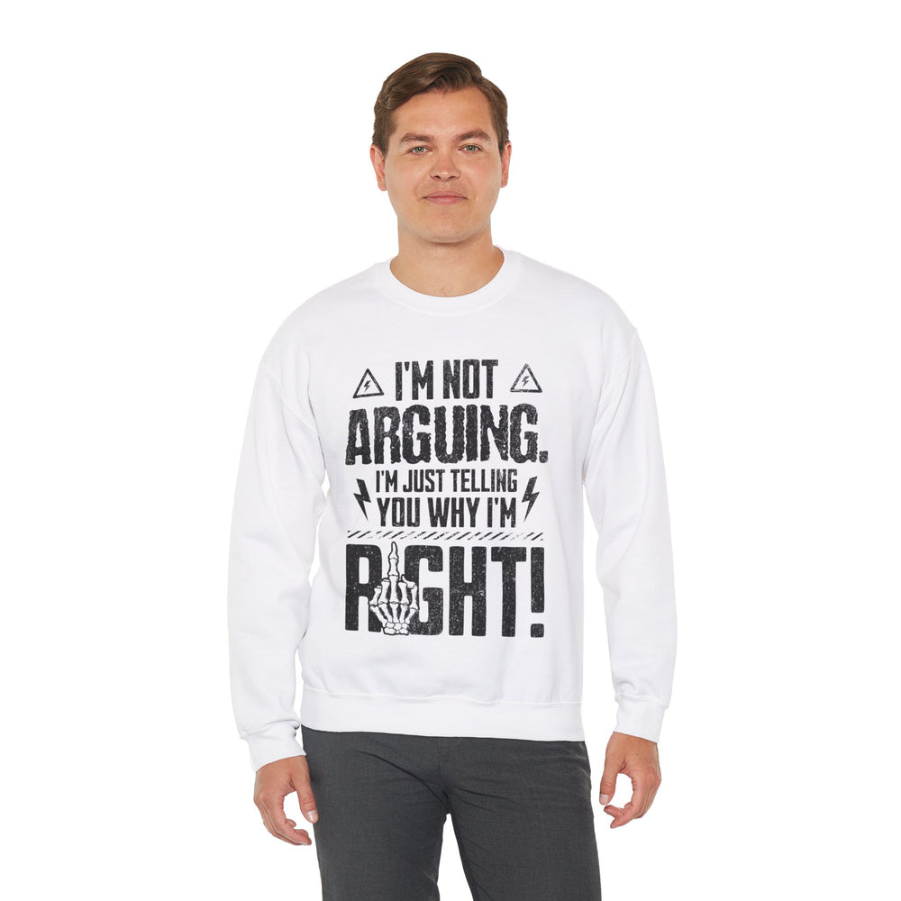 RIGHT BY DEFAULT SWEATSHIRT