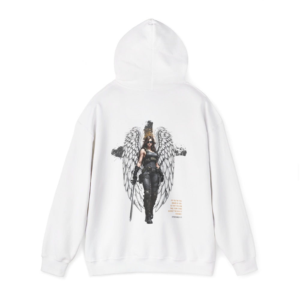 FEMALE ARCHANGEL EPHESIANS 6:11 HOODIE
