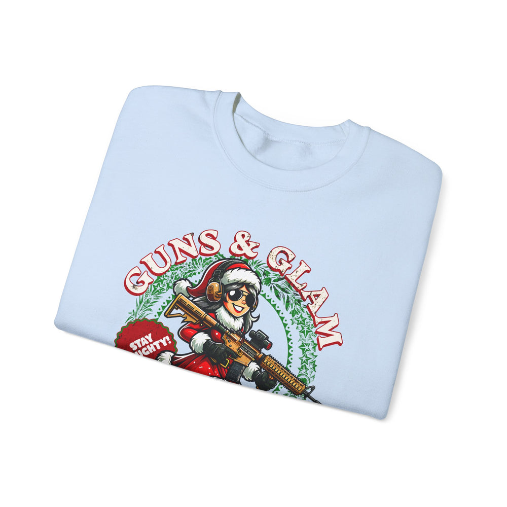 GUNS AND GLAM XMAS SWEATSHIRT