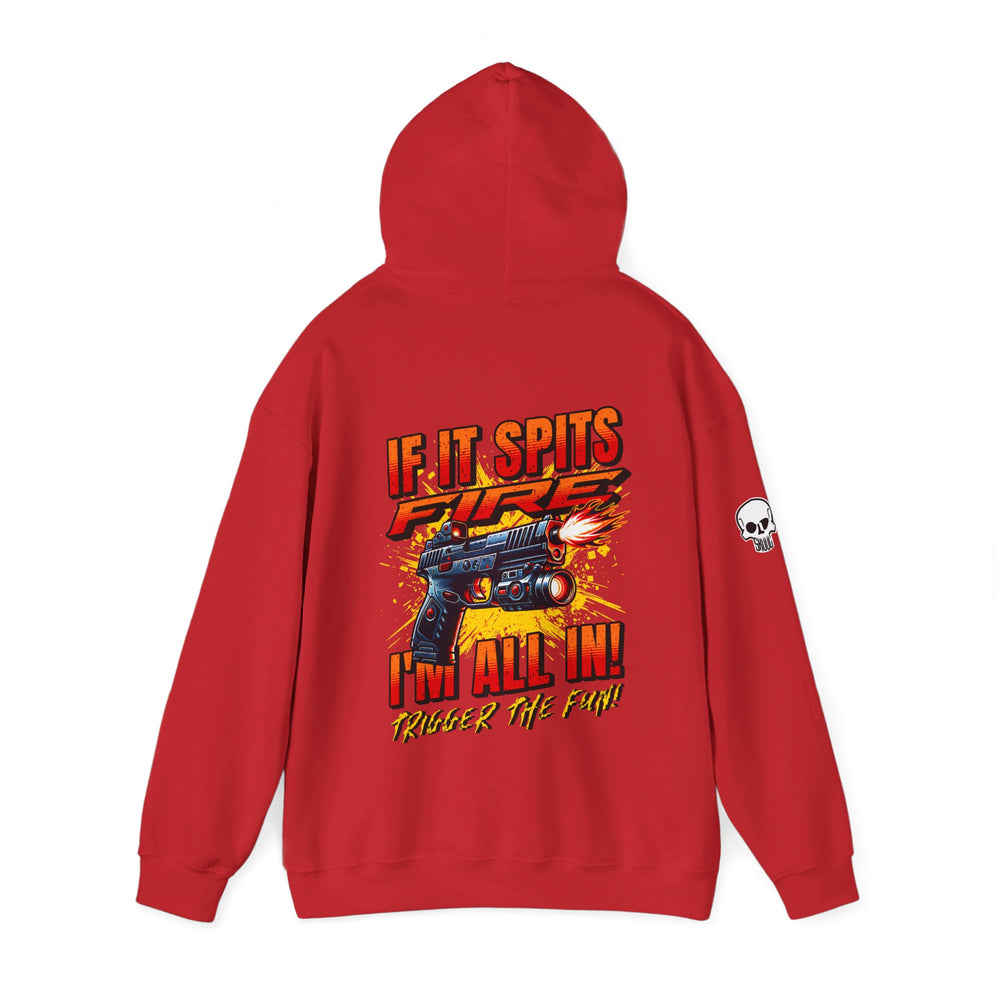 TACTICAL GUN SPITTING FIRE HOODIE