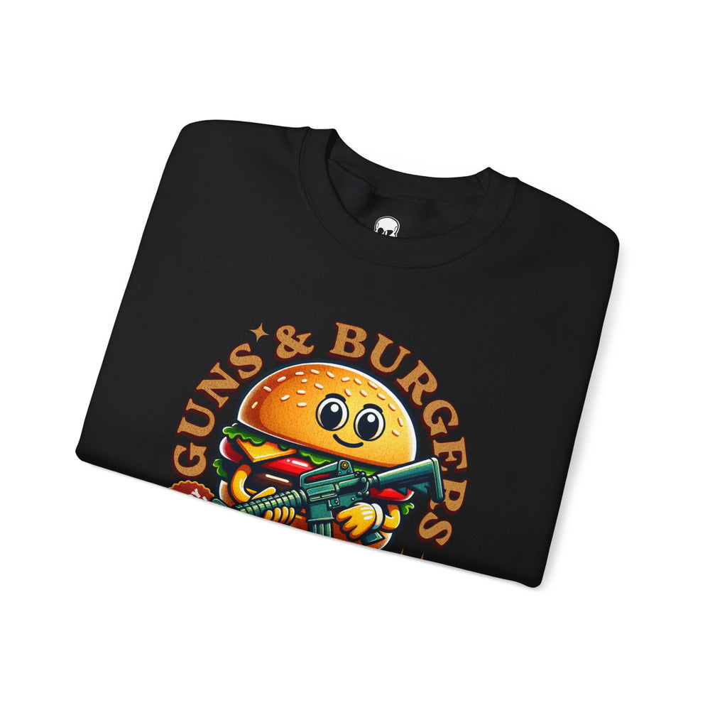 GUNS AND BURGERS VINTAGE SWEATSHIRT