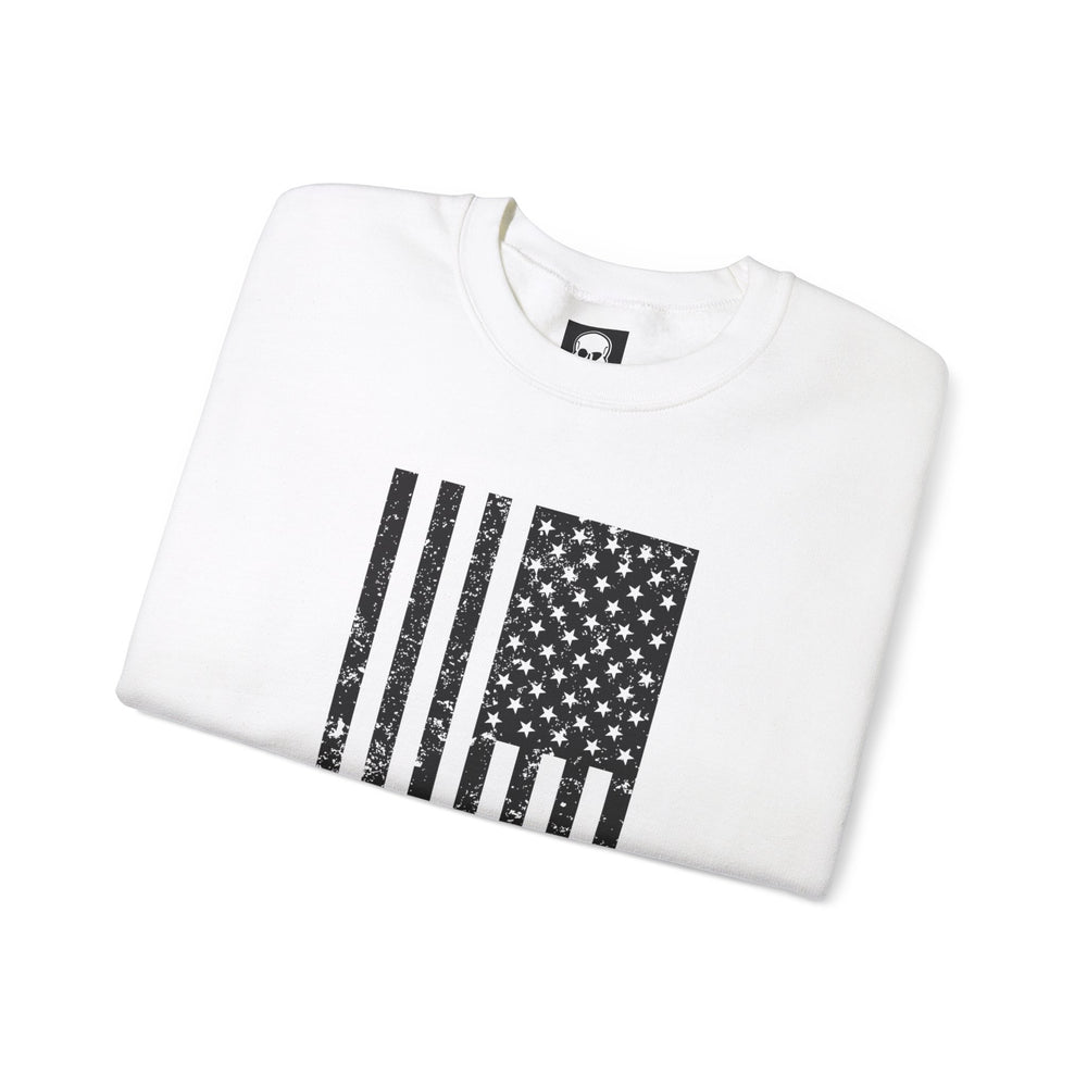 VERTICAL USA GRUNGE FLAG SWEATSHIRT