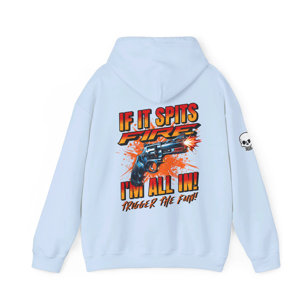 REVOLVER SPITTING FIRE HOODIE