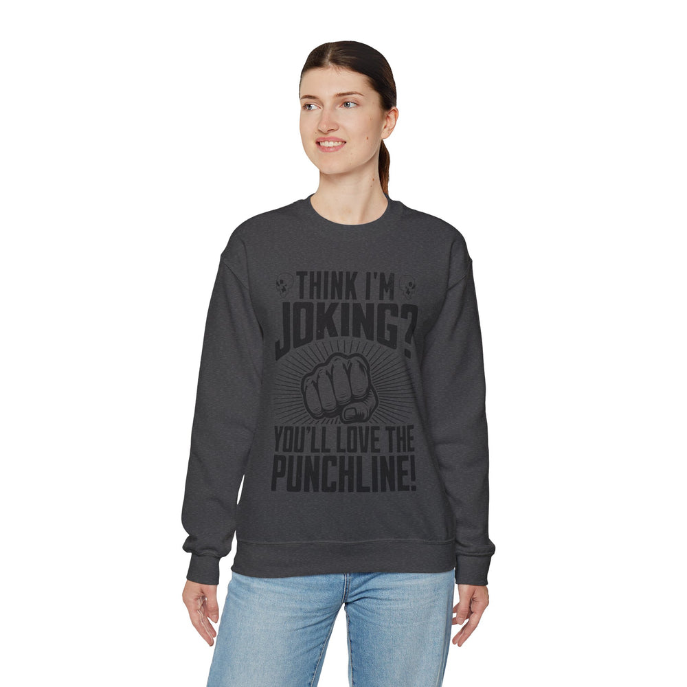 KISS THE PUNCHLINE SWEATSHIRT