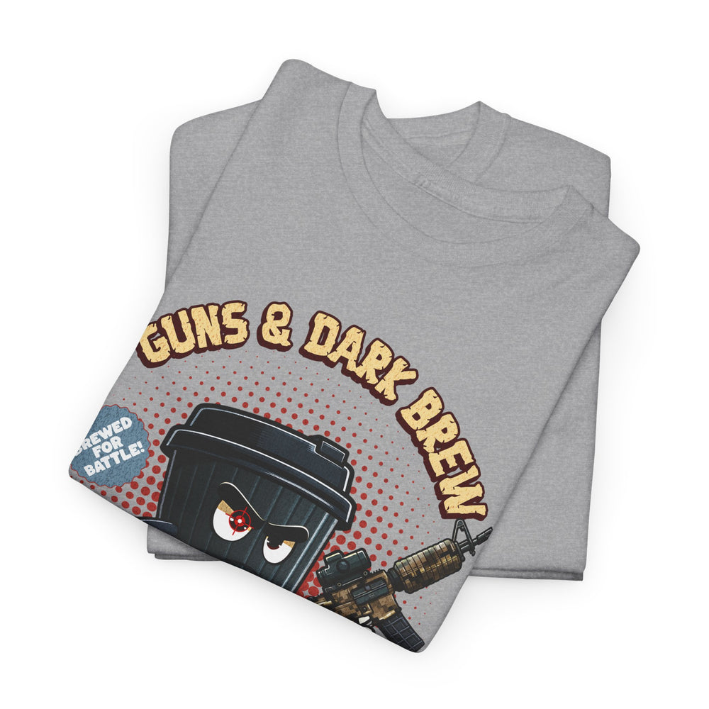 GUNS AND DARK BREW T SHIRT