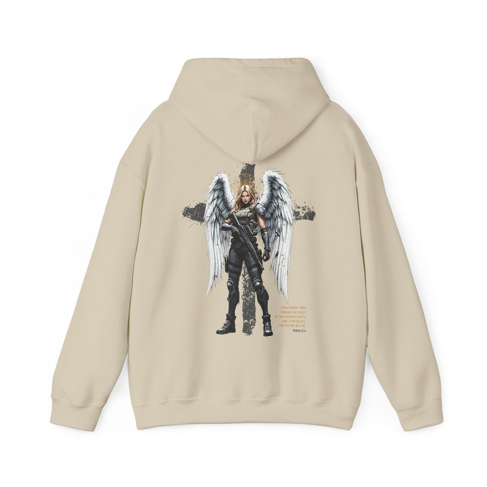 FEMALE ARCHANGEL PSALM 23:4 HOODIE