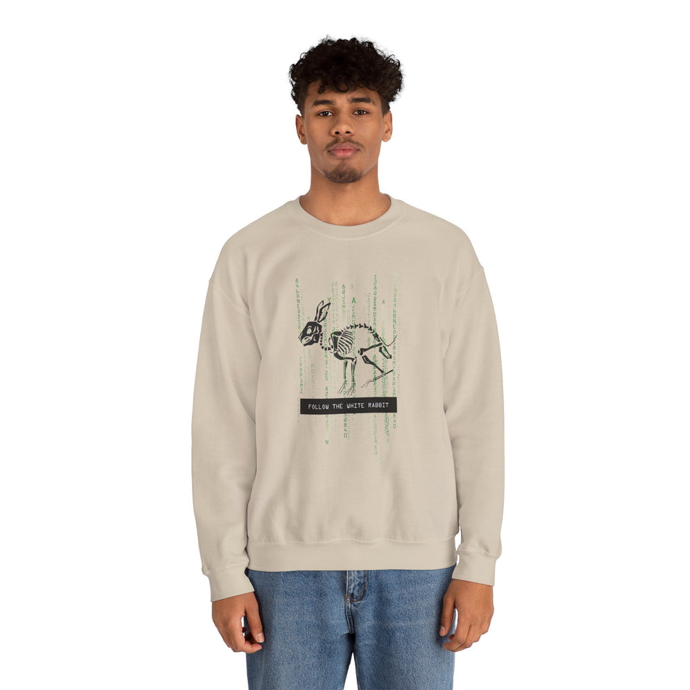 FOLLOW THE WHITE RABBIT SWEATSHIRT