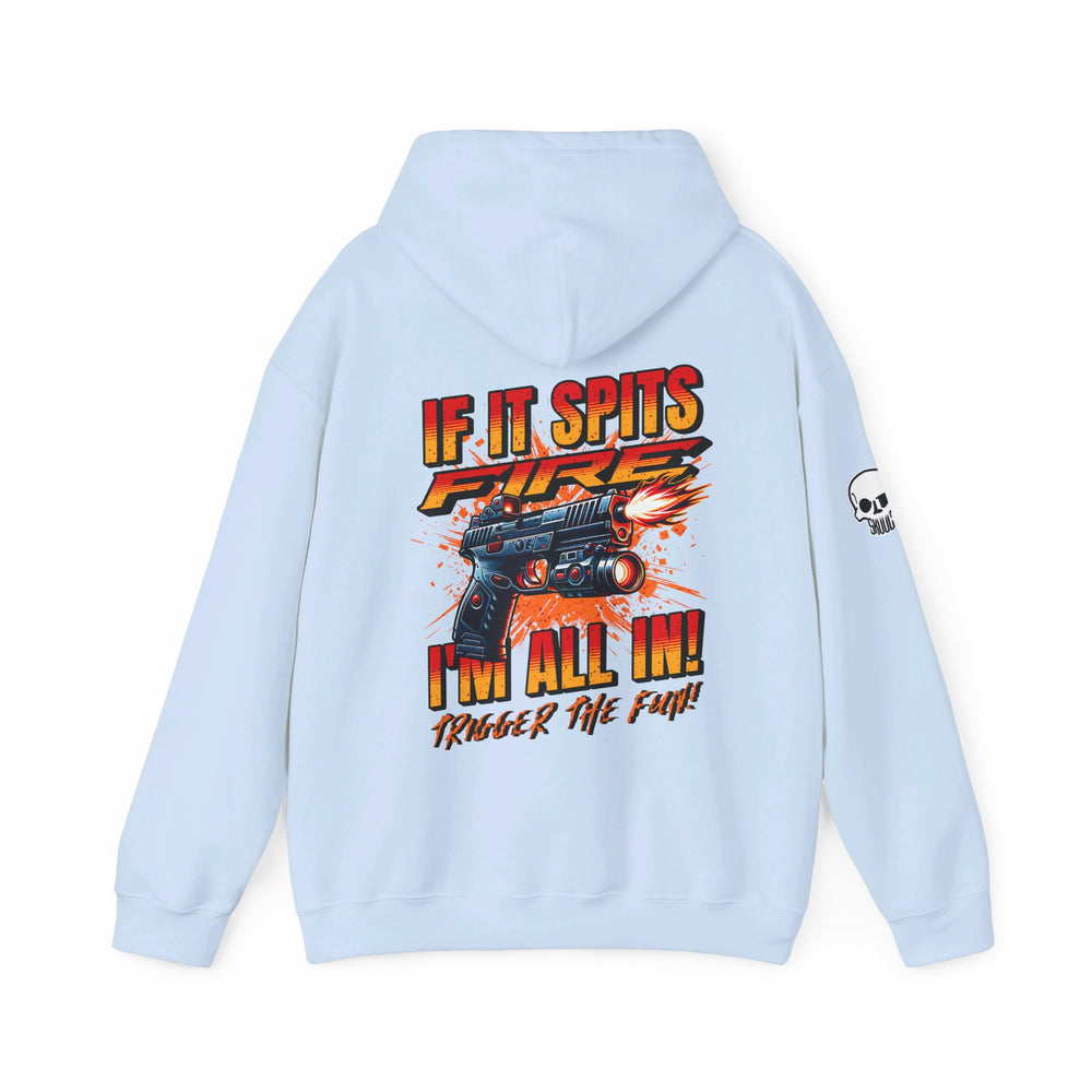 TACTICAL GUN SPITTING FIRE HOODIE