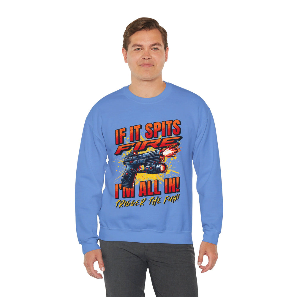 TACTICAL GUN SPITTING SWEATSHIRT