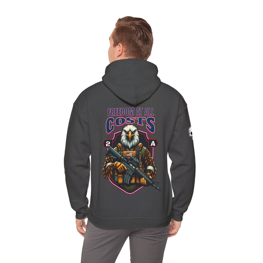 AMERICAN BALD EAGLE FREEDOM HOODIE