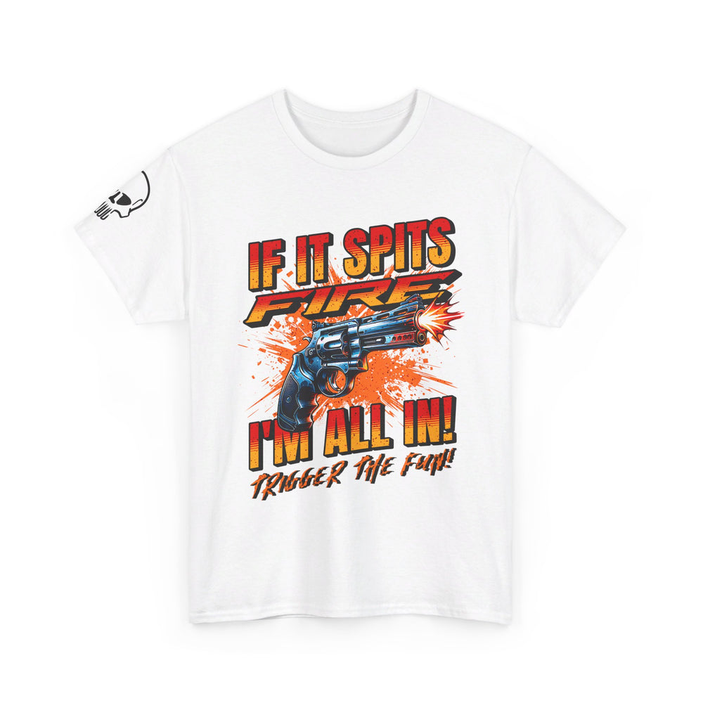 REVOLVER SPITTING FIRE T SHIRT