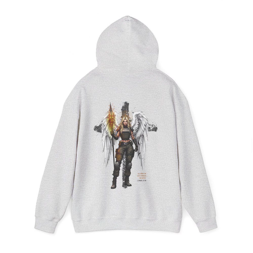 FEMALE ARCHANGEL 2 SAMUEL 22:40 HOODIE