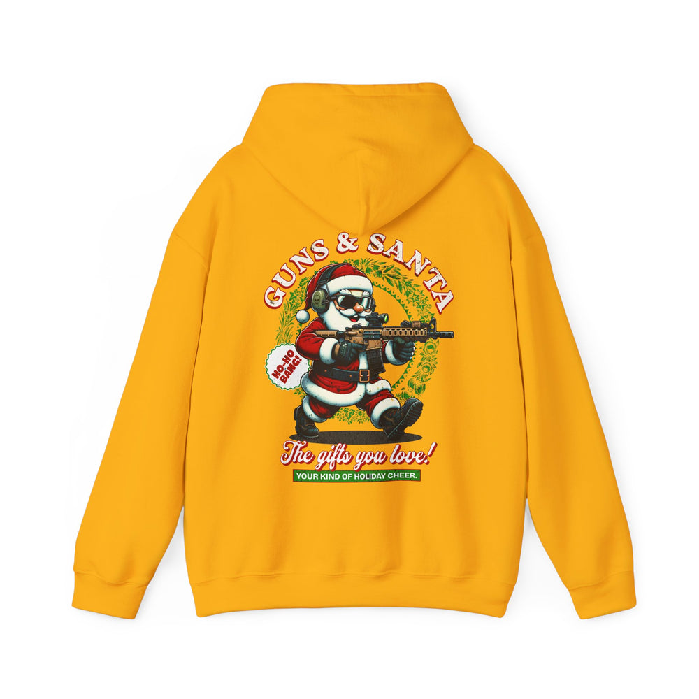 GUNS AND SANTA HOODIE