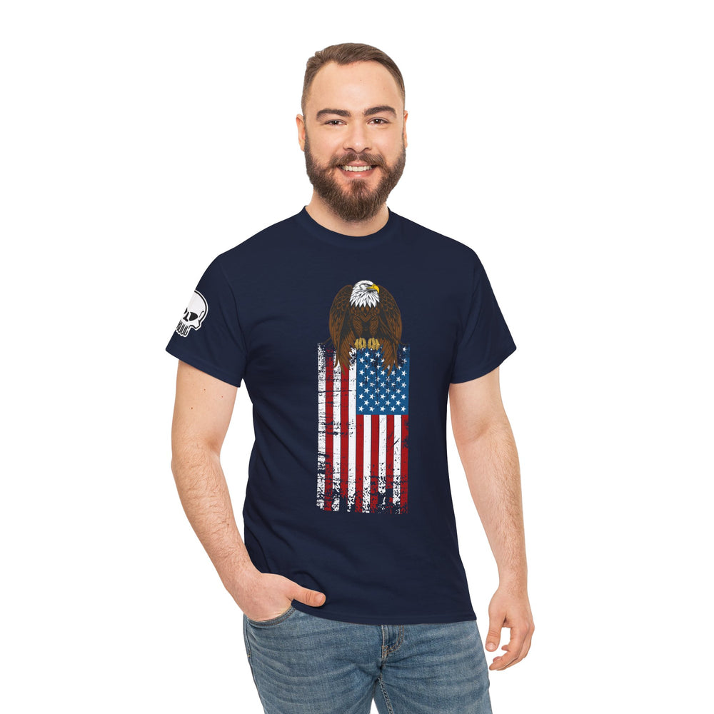 EAGLE USA FLAG T SHIRT